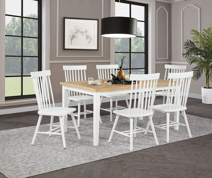 Andrews White Side Chair Set of 2