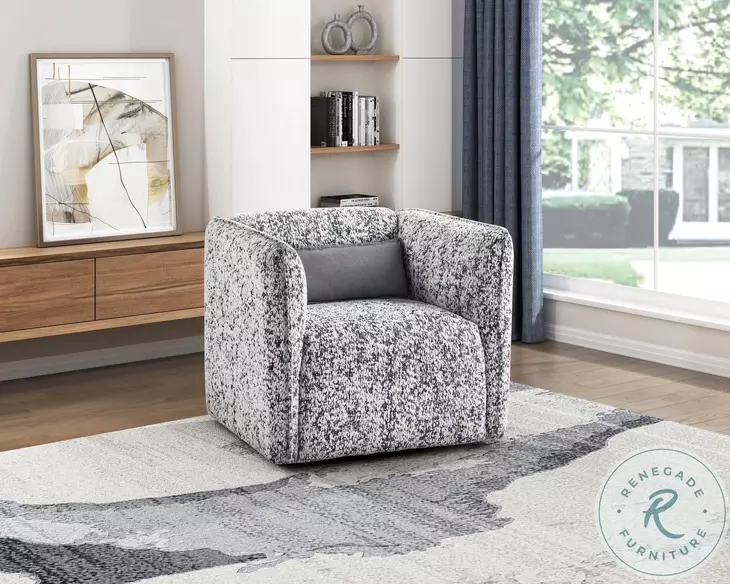 Casey Gray Swivel Chair