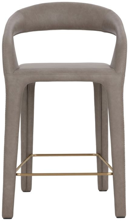 Atika Ivanhoe Mineral Upholstered Counter Height Stool