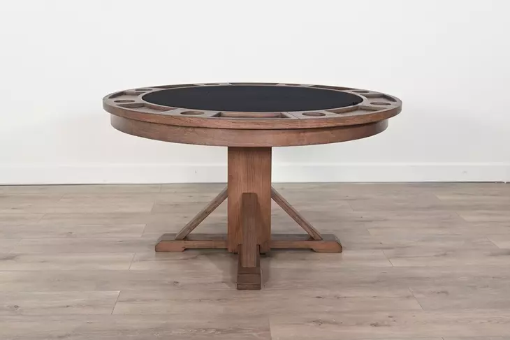 Cole Cinder 54" Round Dining Game Table