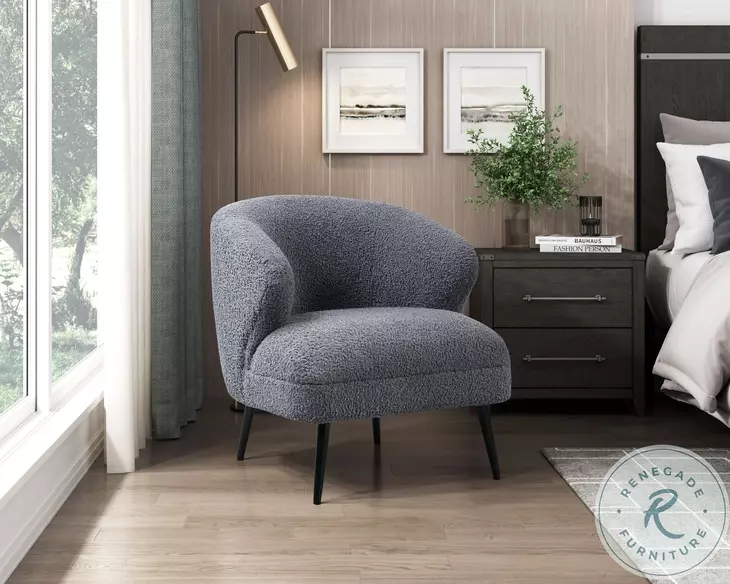 Wyles Dark Gray Accent Chair
