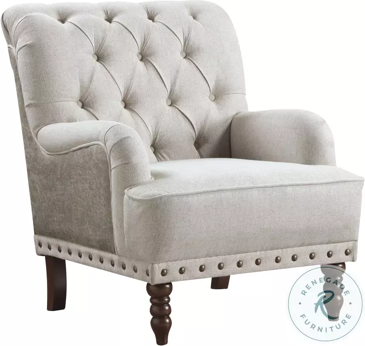 Abigail Beige Accent Chair