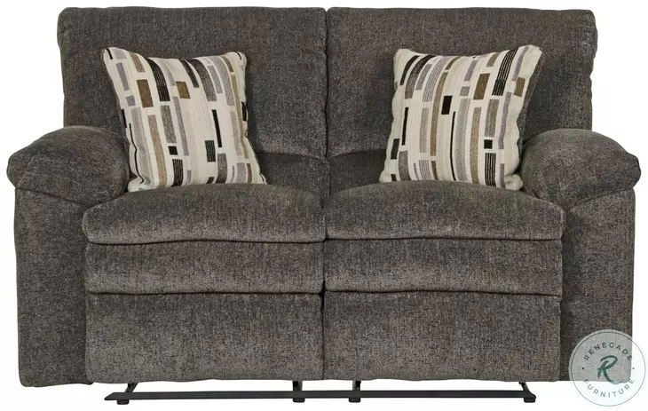 Tosh Pewter Reclining 60" Loveseat