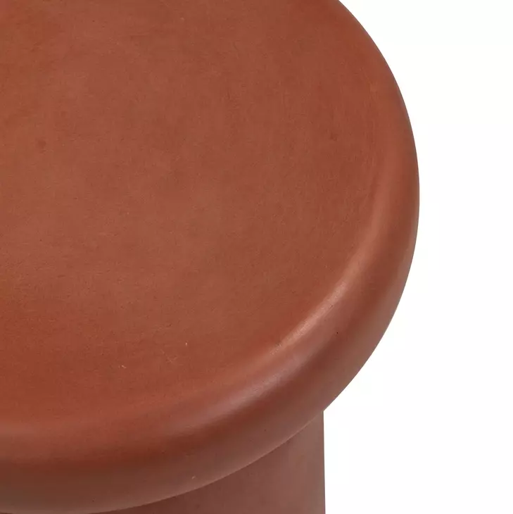 Lydia Red Outdoor Round Side Table