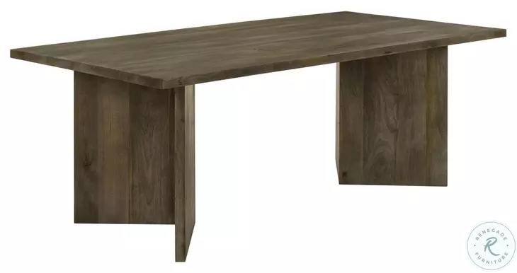 Tyler Mango Brown Rectangular Dining Table
