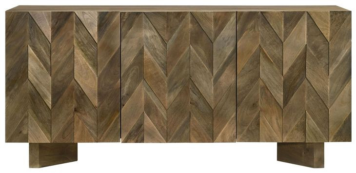 Tyler Mango Brown 3 Door Sideboard