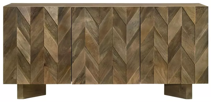 Tyler Mango Brown 3 Door Sideboard