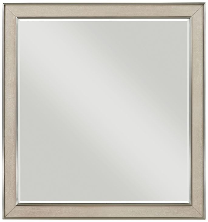 Genoa Light Oak Rectangular Dresser Mirror