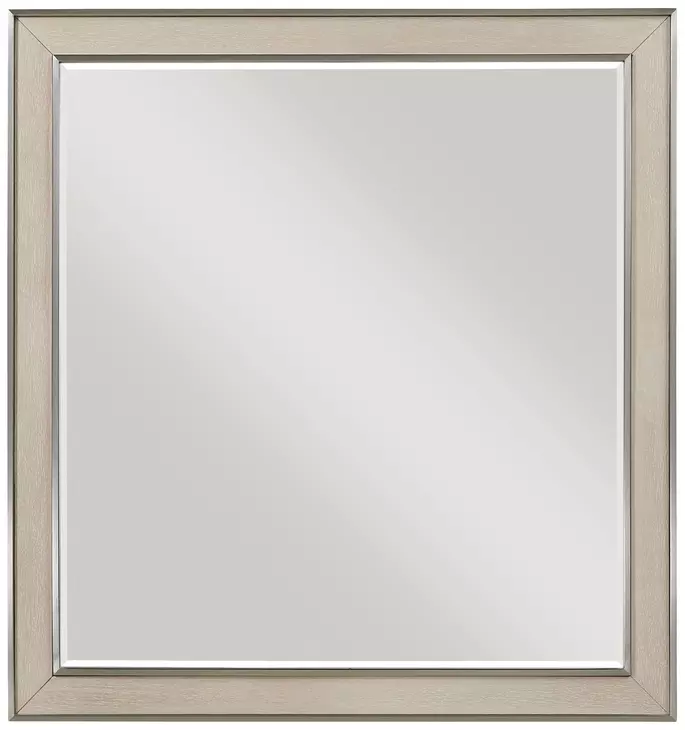 Genoa Light Oak Rectangular Dresser Mirror