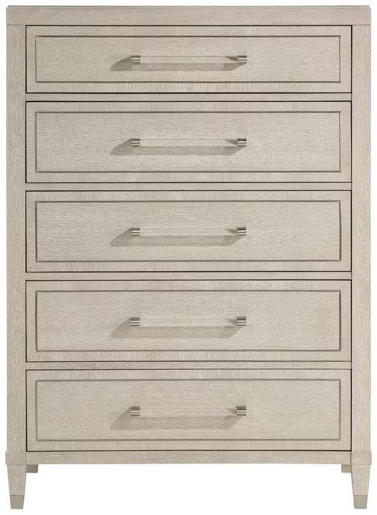 Genoa Light Oak 5 Drawer Chest