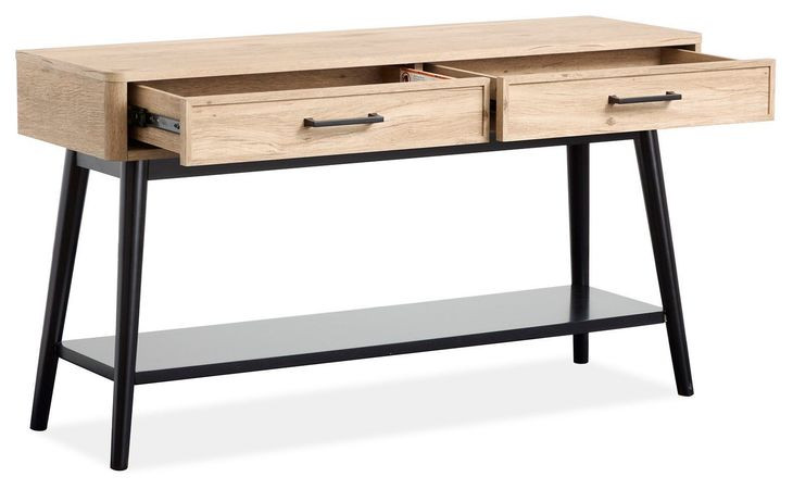 Craftsman Ridge Driftwood and Black Rectangular Lift Top Occassional Table Set