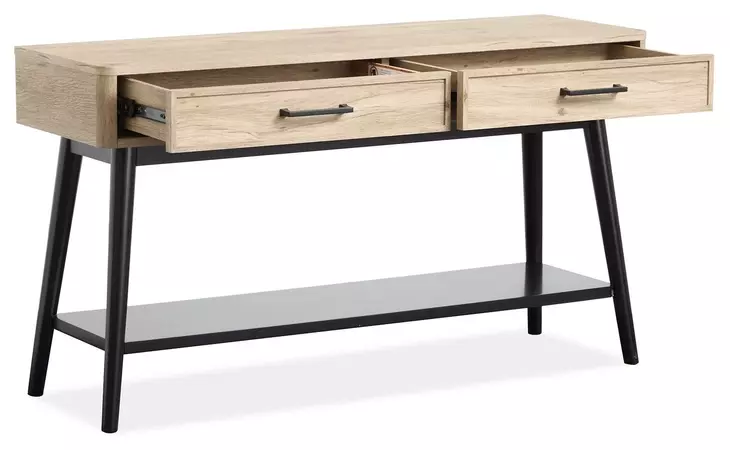 Craftsman Ridge Driftwood and Black Rectangular Lift Top Occassional Table Set