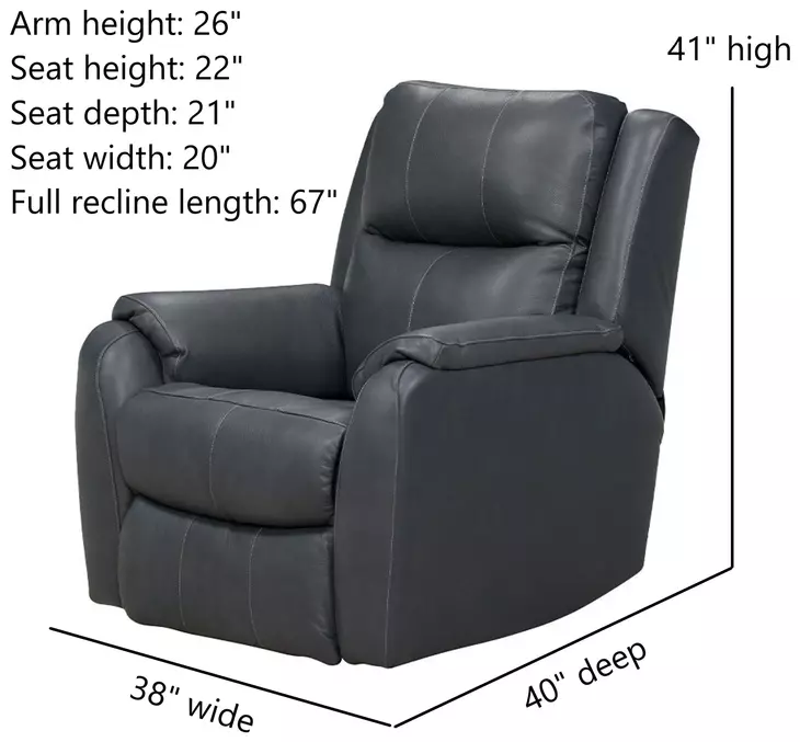 Marquis Horizon Leather Rocker Recliner