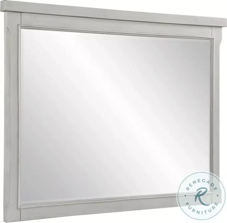Willowbrook Light Gray Dresser Mirror