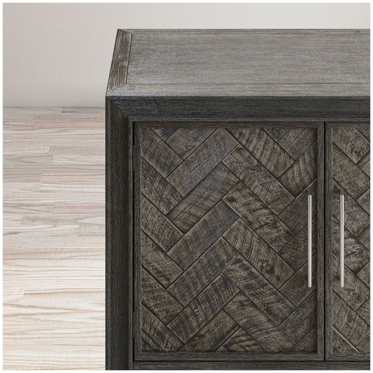 Gramercy Platinum 4 Door Accent Cabinet