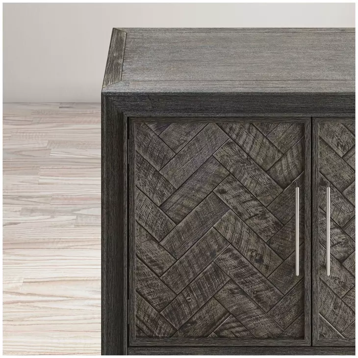 Gramercy Platinum 4 Door Accent Cabinet