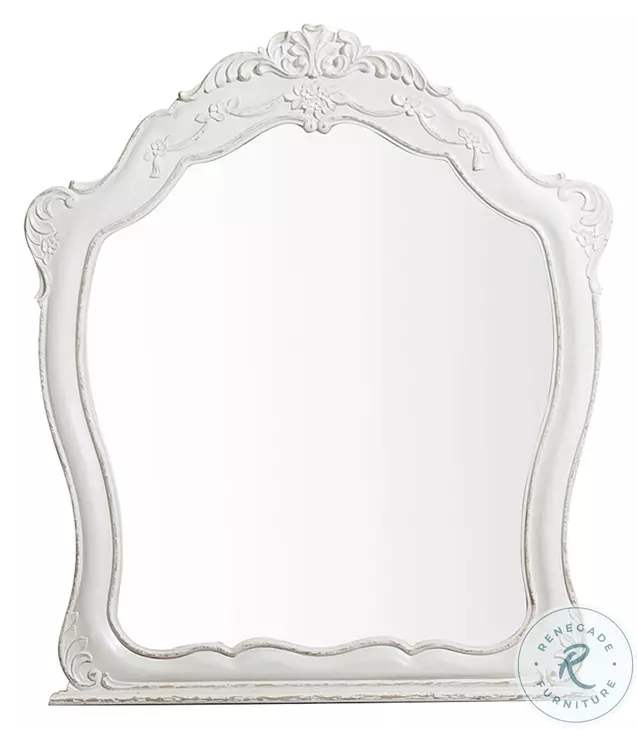 Cinderella Antique White With Grey Mirror