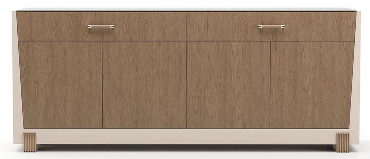 Counter Balance Cloud and Chocolate Koto 4 Door Sideboard