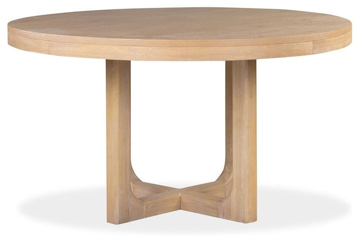 Somerset Butternut 54" Round Dining Table