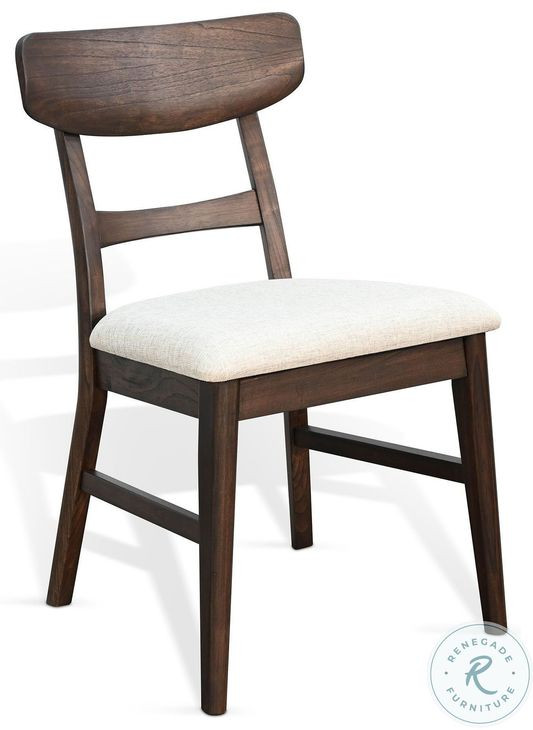 Cozy Luxe Walnut Dining Chair Set of 2