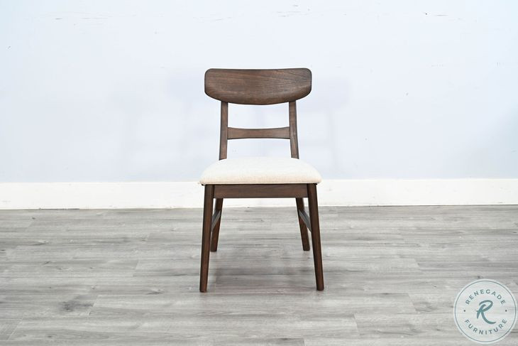 Cozy Luxe Walnut Dining Chair Set of 2