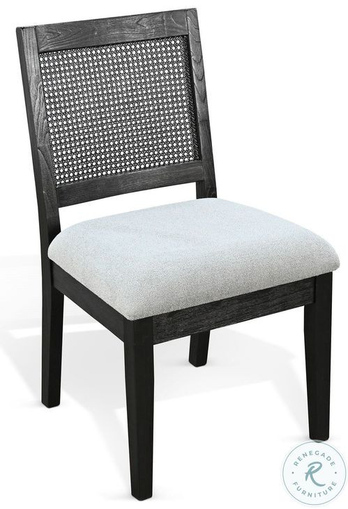 Rattan Noir Umbra Caneback Dining Chair Set of 2