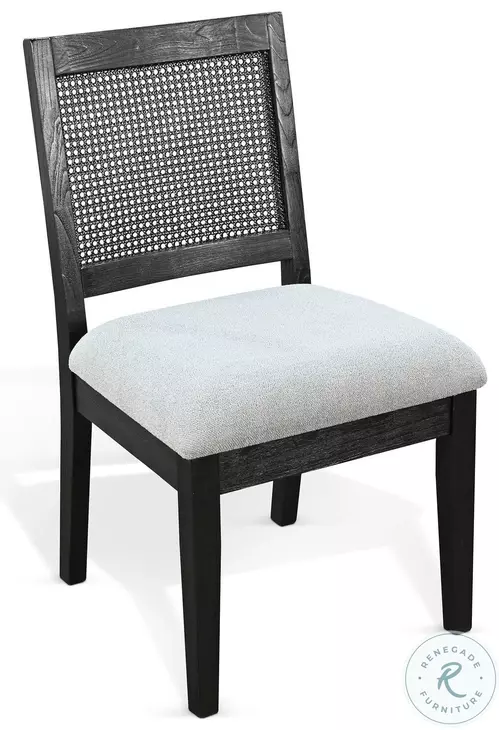 Rattan Noir Umbra Caneback Dining Chair Set of 2