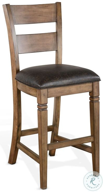 Maple Haze Buckskin Bar Stool Set of 2