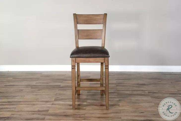 Maple Haze Buckskin Bar Stool Set of 2