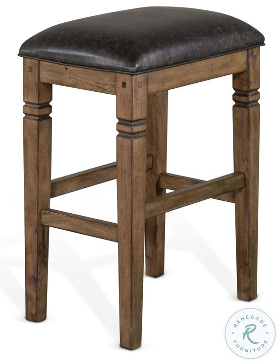 Sagewyn Buckskin Bar Stool Set of 2