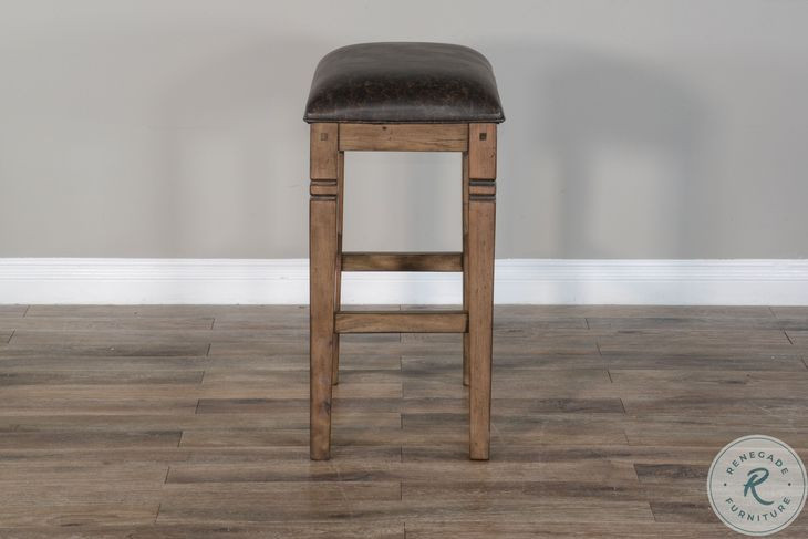 Sagewyn Buckskin Bar Stool Set of 2
