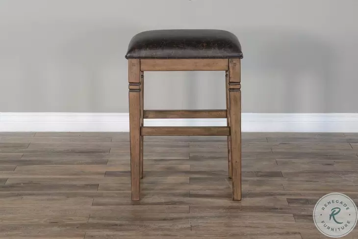 Sagewyn Buckskin Bar Stool Set of 2