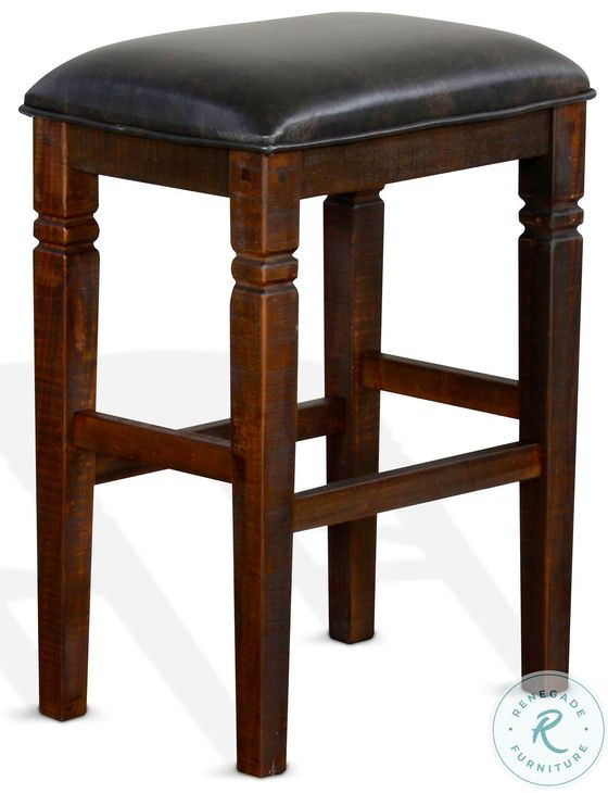Hearthwood Haven Tobacco Leaf Bar Stool Set of 2