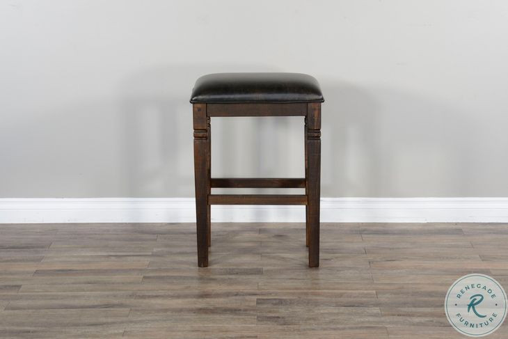Hearthwood Haven Tobacco Leaf Bar Stool Set of 2