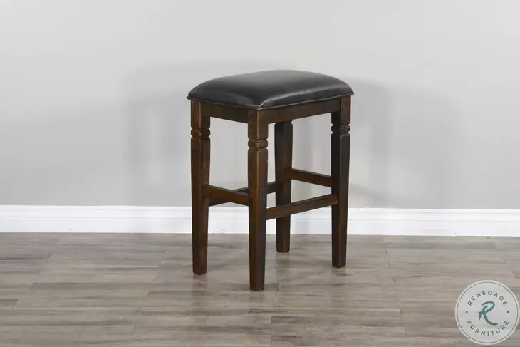 Hearthwood Haven Tobacco Leaf Bar Stool Set of 2