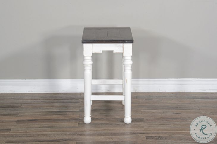 Cozy Luxe European Cottage Swivel Counter Height Stool Set of 2