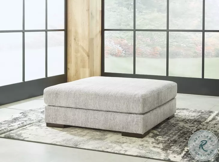 Regent Park Pewter Accent Ottoman