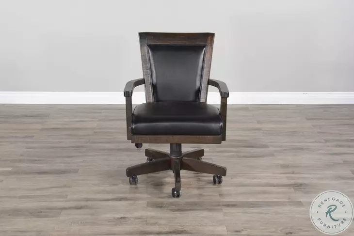 Havenstead Tobacco Leaf Game Chair with Casters