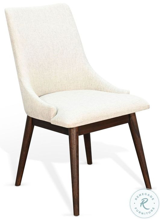 Cinnamon Mindi Walnut Dining Chair Set of 2