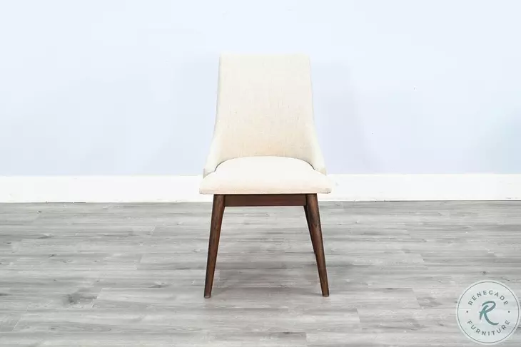 Cinnamon Mindi Walnut Dining Chair Set of 2