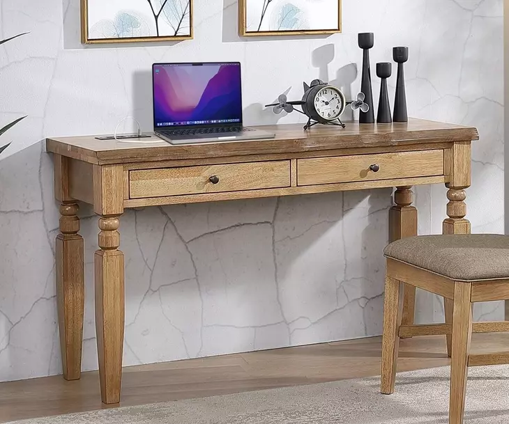 Logans Edge Brown Rectangular Sofa Table and Desk