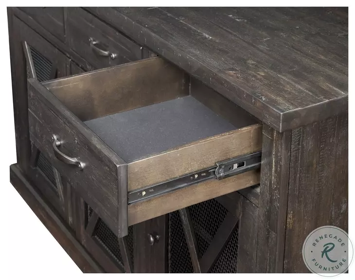 Newberry Salvaged Gray Extendable Dining Room Set