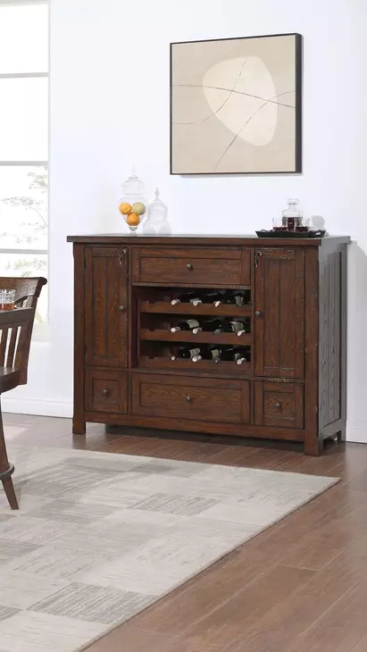 Gettysburg Dark Distressed Chestnut Adjustable Game Table Set with Flip Over Chip Holders