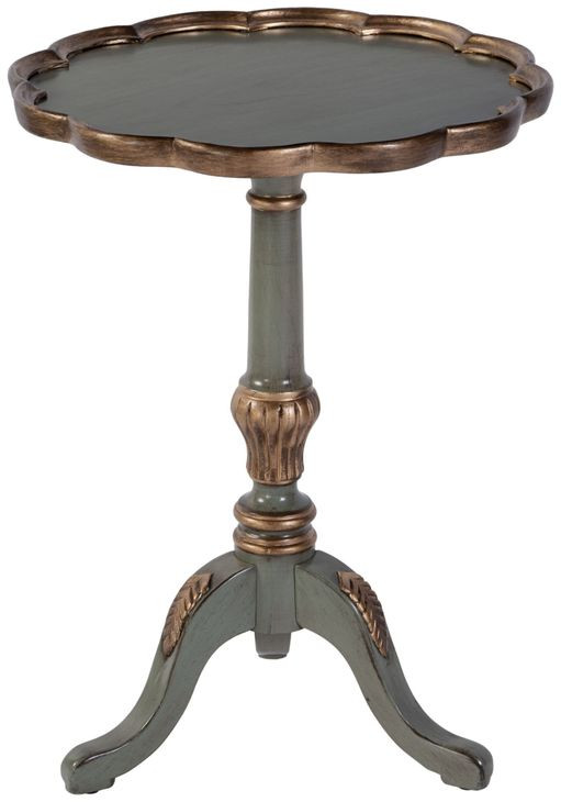 Dansby Royal Pastel Green 20" Round Side Table