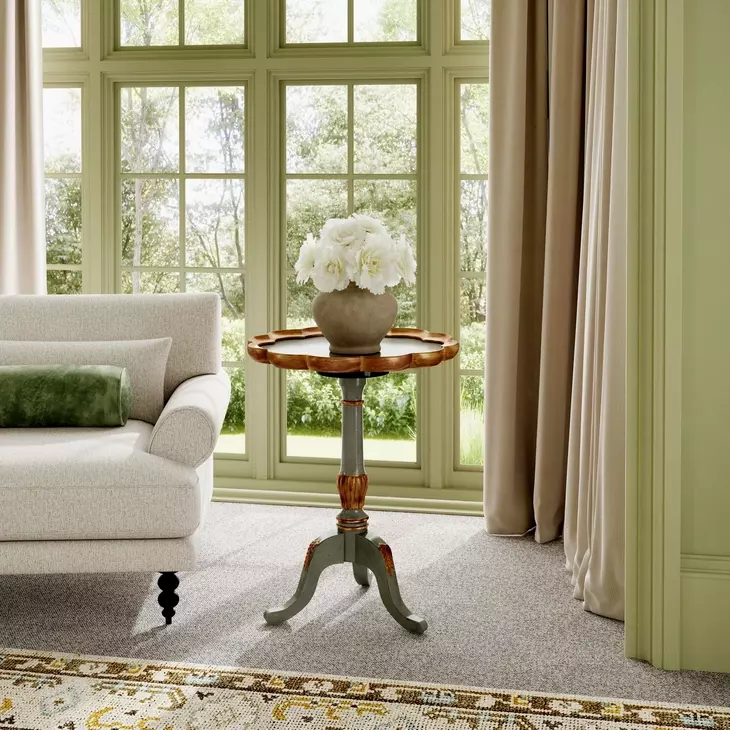 Dansby Royal Pastel Green 20" Round Side Table