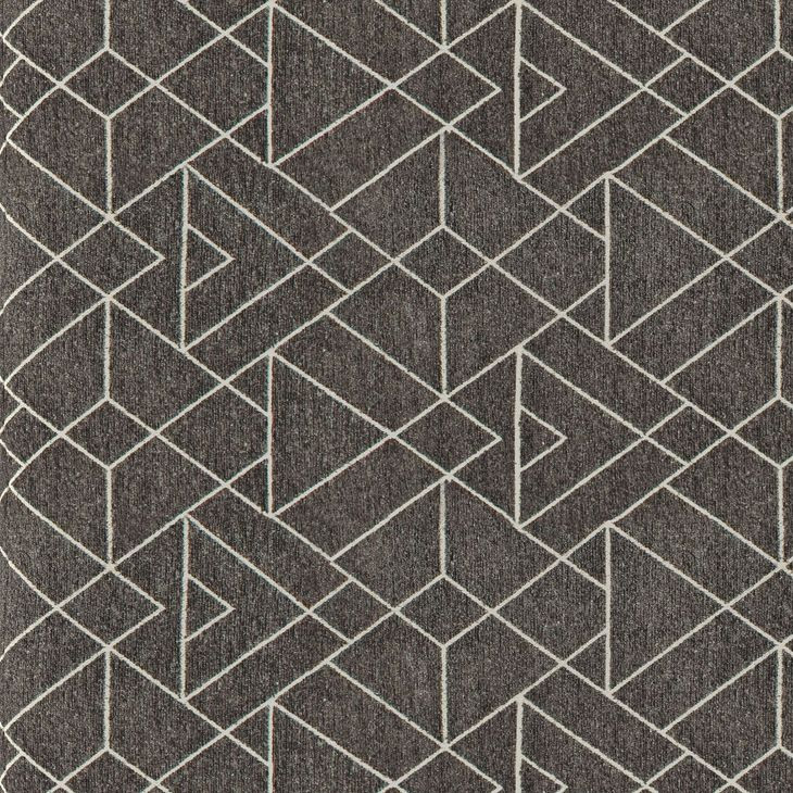 Rendezvous Umber Castered Cocktail Square Ottoman