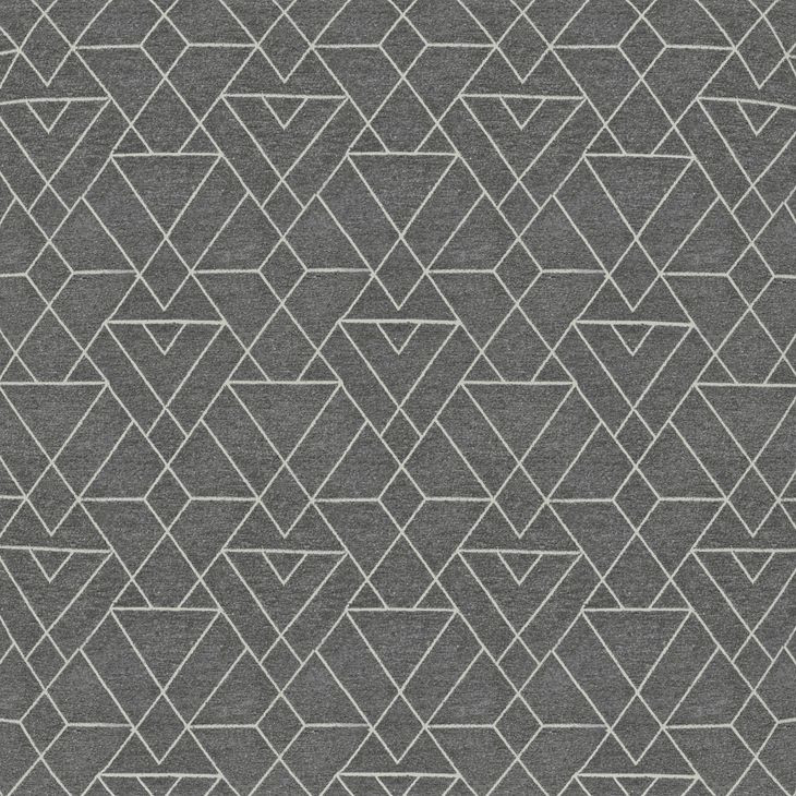 Canyon Platinum Upholstered Square Cocktail Ottoman