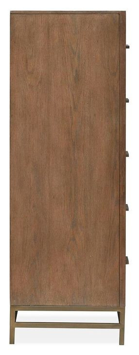 Fernholt Belgian Wheat and White Upholstered Panel Bedroom Set