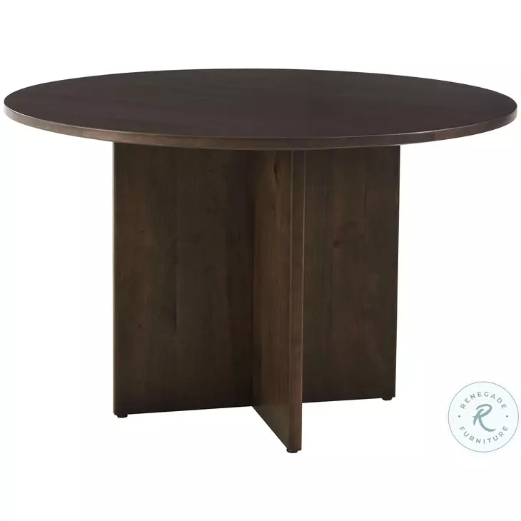 Ben And Erin Napier Dark Cherry 48" Round Dining Table