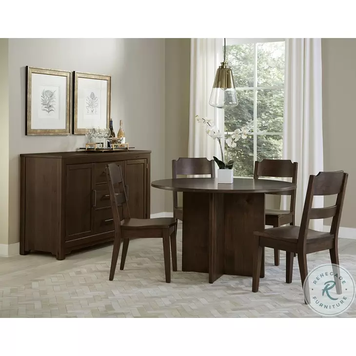 Ben And Erin Napier Dark Cherry 48" Round Dining Table